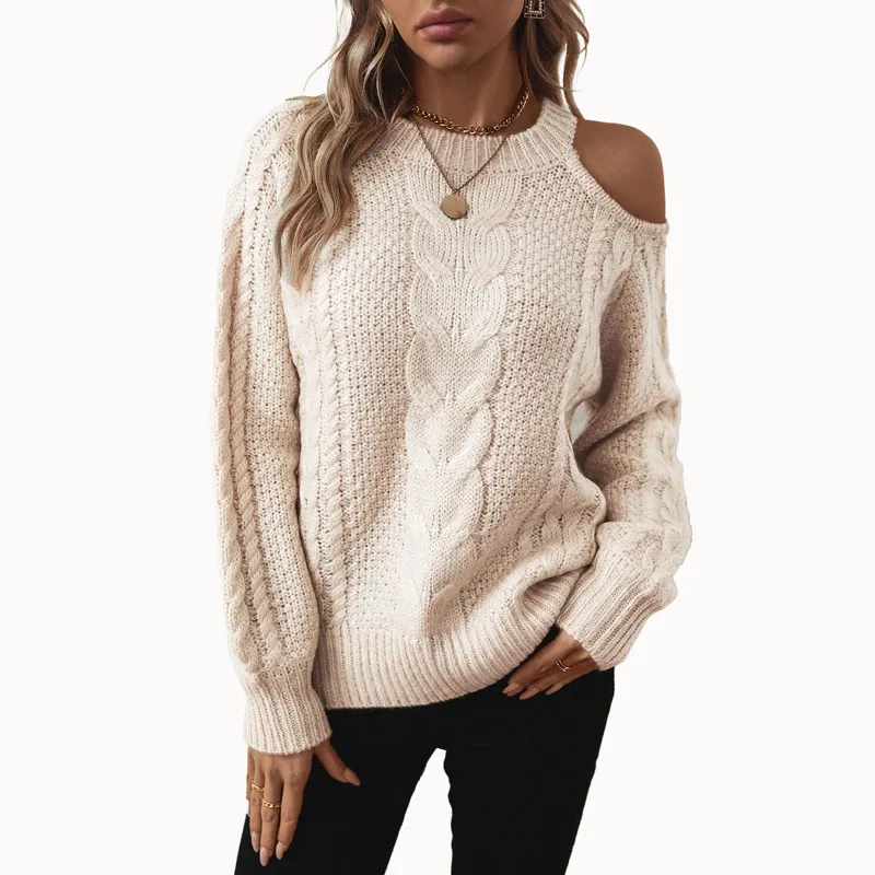 The difference between a round neck sweater and a V-neck sweater: