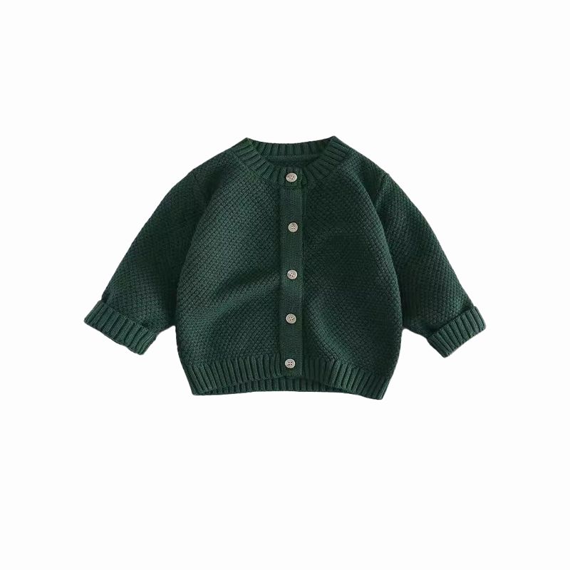 Children's Button Knit Cardigan Sweater