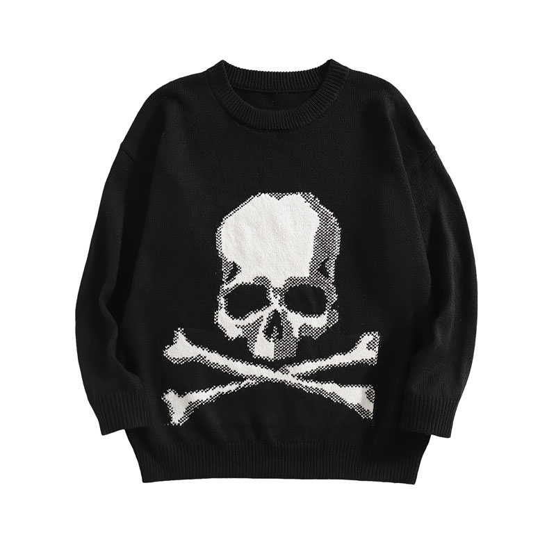 Halloween Crew Neck Knit  Mens Sweater