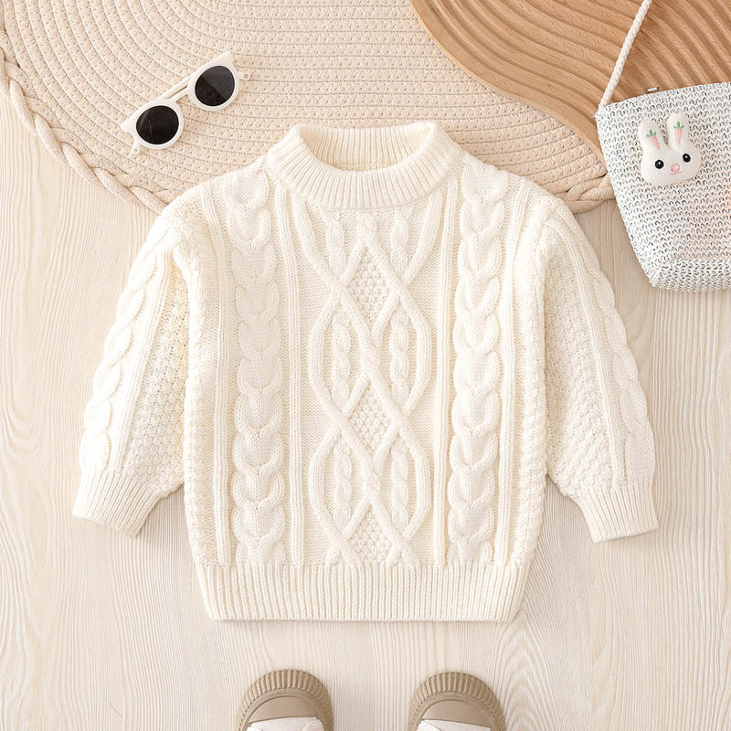 Long Sleeve Roundneck Pullover Sweater Children